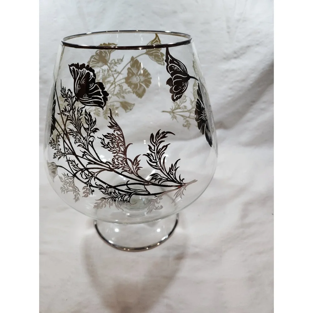 Large, Silver City Glass Co.-X-Large Brandy Snifter or Cocktail Mixer, Sterling